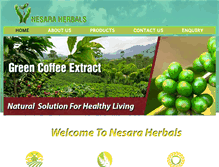 Tablet Screenshot of nesaraherbals.com